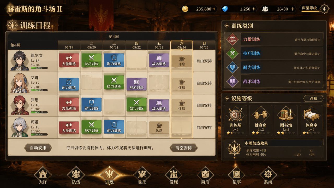 赫雷斯的角斗场Ⅱ 角色养成 画面 6