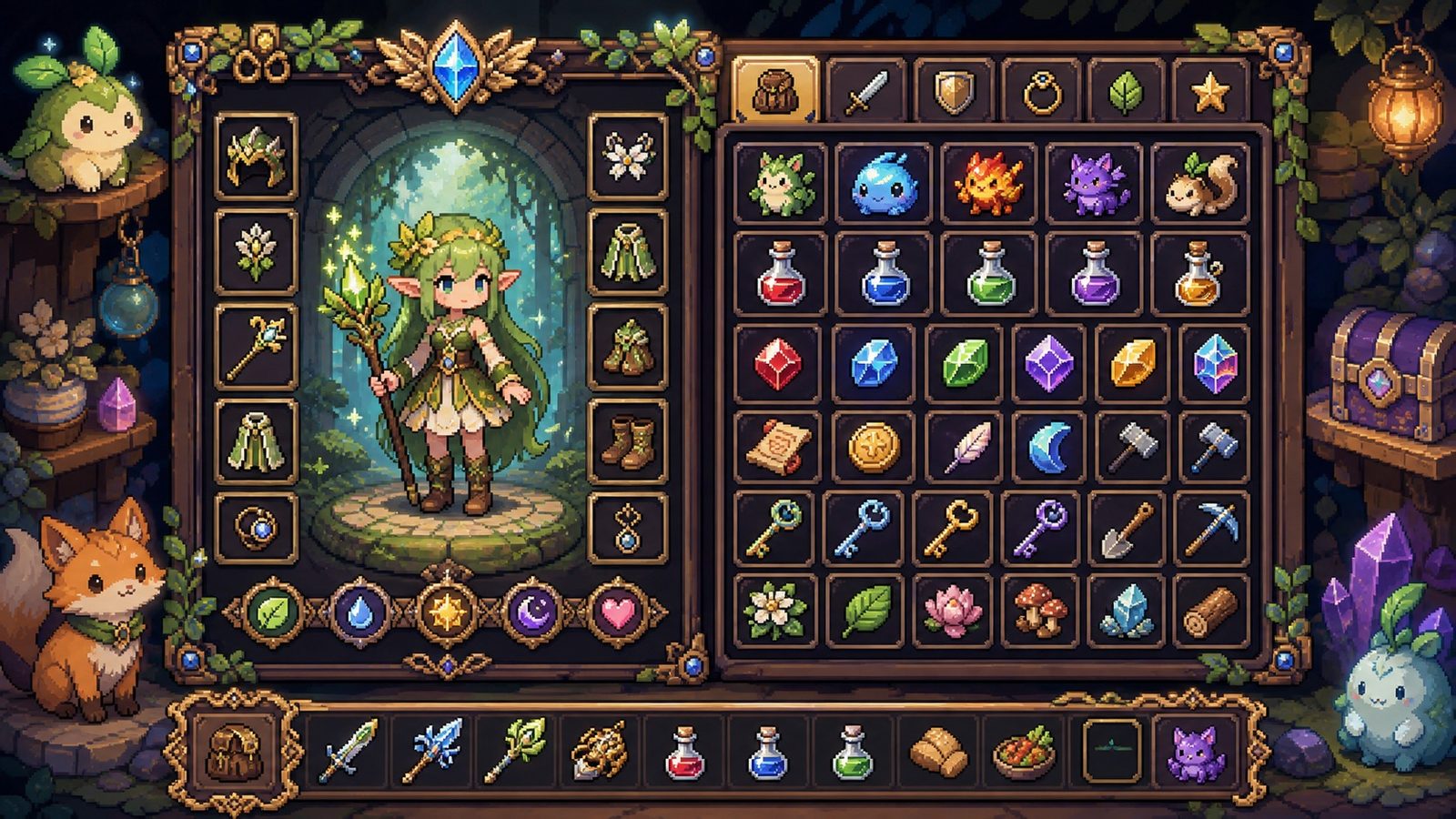 精灵谷物语SpiritValley版 角色路线 实机截图 2